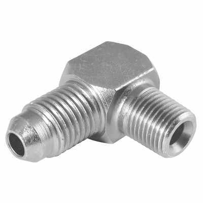 1/8" NPTF X 9/16" JIC M/M COMP 90  ELBOW - 3/8" NPT Male x 1 1/8" NPTF X 9/16" JIC M/M COMP 90  ELBOW - 3/8" NPT Male x 1