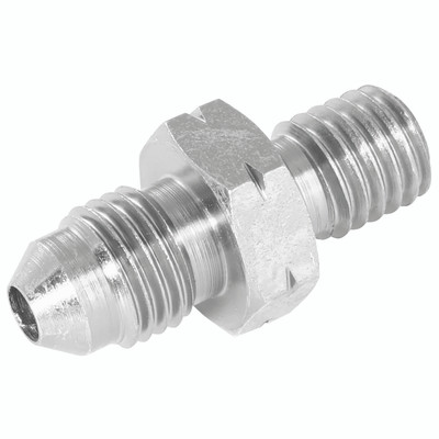 M10X1.5MM X 7/16" JIC M/M 37  CONE ADAPT - M10 x 1