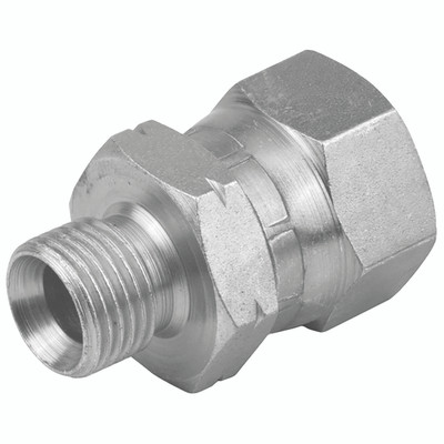 M16X1.5MM x 1/4" BSPP M/F SWIV 60  CONE - M12 x 1