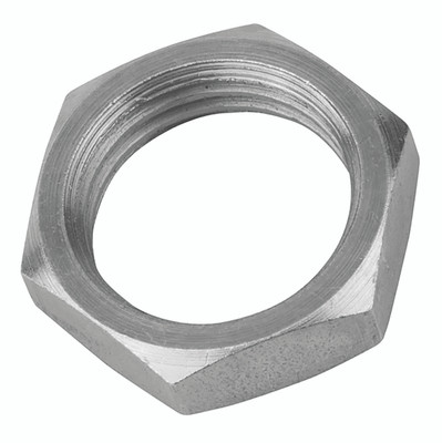 1.1/2" BSPP STEEL LOCKNUT - 1/8" BSP Parallel Female, Hydraulic Adaptor Steel, Standard Locknut, Zinc Plated Mild Steel, Maximum Working Pressure 350 bar, Burnett & HillmanAll images used are for illustrative purposes only