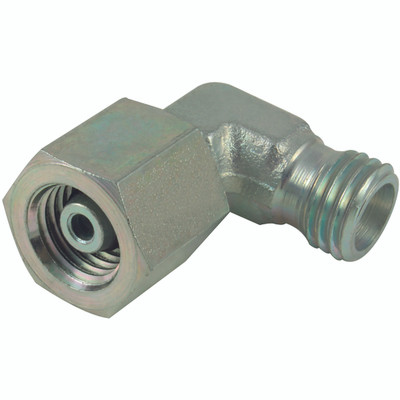 10MM EQUAL SWIVEL ELBOW (L) B/O - 10mm Outside Diameter, Hydraulic DIN 2353 Body Only Fitting, Light Duty, Adjustable 90ï¿½ Swivel Elbow, Chromium Plated Steel, Danfoss WaltechAll images used are for illustrative purposes only