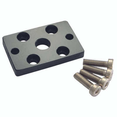 FRT/REAR FLANGE MTG FOR 20MMØ COMP CYL - Pneumatic Cylinder Accessory, Front/Rear Flange, FA/FB, Compact Mounting, to Suit KSS 12mm Nominal Bore Cylinder, Aluminium Alloy, KelmAll images used are for illustrative purposes only