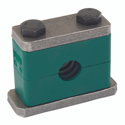 12.7MM  OD POLYPRO 1-TUBE COMPLETE GRP 1 - 6mm Outside Diameter, Hydraulic Tube Clamp, Series C Heavy Duty, Single Polypropylene with Hexagon Head Bolt, Complete Clamp, Group 1, RSBAll images used are for illustrative purposes only