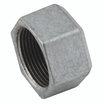 1.1/2" BSPP FEMALE CAP HEX GALV - 1 1.1/2" BSPP FEMALE CAP HEX GALV - 1