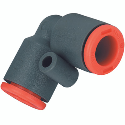 EQUAL ELBOW 10MM TECHPOLY - 4mm Outside Diameter, 90Ã‚Â° Equal Elbow, Technopolymer, Working Temperature -20Ã‚Â° C to +60Ã‚Â°C, Working Pressure -0
