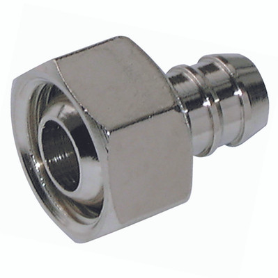 08MM ID HOSE X 1/4" BSPP FEM CONE BRASS - 1/2" BSP Parallel Female, Over Braided Fitting, Female x Hose Tail (Cone Seat), Straight, To Suit 13mm (1/2") Hose Inside Diameter, Brass Nickle Plated, Air-ProAll images used are for illustrative purposes only 08MM ID HOSE X 1/4" BSPP FEM CONE BRASS - 1/2" BSP Parallel Female, Over Braided Fitting, Female x Hose Tail (Cone Seat), Straight, To Suit 13mm (1/2") Hose Inside Diameter, Brass Nickle Plated, Air-ProAll images used are for illustrative purposes only