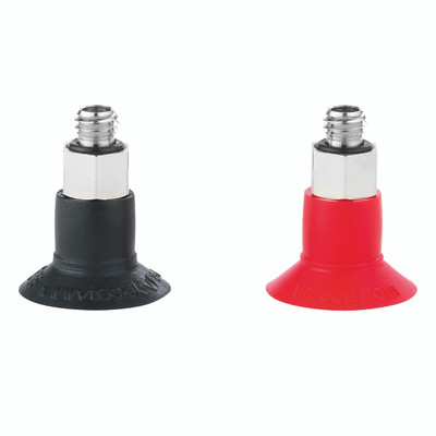 FLAT STYLE CUP W/CLEATS  15MM  NITRILE - 15mm Suction Area Diameter, IRHD of 60, Vmeca Suction Cup, VFC Series, Nitrile Flat Suction Cup, Black, Working Temperature -20°C to +110°C, VmecaAll images used are for illustrative purposes only FLAT STYLE CUP W/CLEATS  15MM  NITRILE - 15mm Suction Area Diameter, IRHD of 60, Vmeca Suction Cup, VFC Series, Nitrile Flat Suction Cup, Black, Working Temperature -20°C to +110°C, VmecaAll images used are for illustrative purposes only