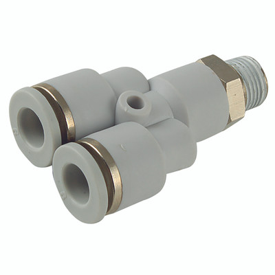 TM 1/2 BSPT TO 6MM THREADED Y CONNECTOR - TM 1/4 BSPT TO 4MM THREADED Y CONNECTOR, FT ProAll images used are for illustrative purposes only