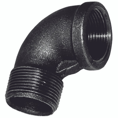 1/2"      BSPT M/FEM ELBOW FIG152 BLACK - 1 1/2"      BSPT M/FEM ELBOW FIG152 BLACK - 1