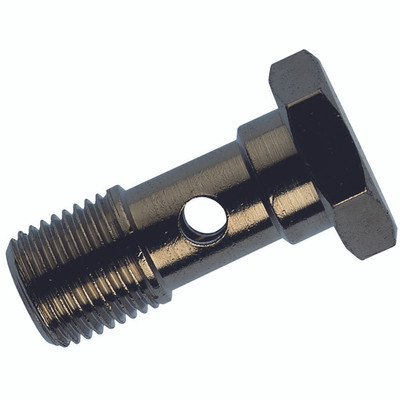 3/8" BSPP SINGLE BANJO STEM - M5 Metric Male, 55000 Series, 20 bar Rated, Single Banjo Bolt, Plastic/Brass Nickel Plated, Working Temperature -20°C to +80°C, Maximum Working Pressure 15 bar, AignepAll images used are for illustrative purposes onl 3/8" BSPP SINGLE BANJO STEM - M5 Metric Male, 55000 Series, 20 bar Rated, Single Banjo Bolt, Plastic/Brass Nickel Plated, Working Temperature -20°C to +80°C, Maximum Working Pressure 15 bar, AignepAll images used are for illustrative purposes onl