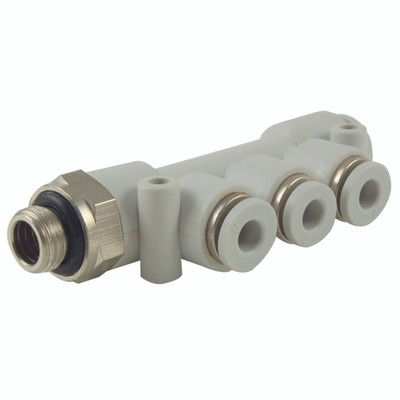 1/8" X 6MM SINGLE SIDED MANIFOLD - 1/8" BSPP x 4MM SINGLE SIDED MANIFOLD, FT ProAll images used are for illustrative purposes only 1/8" X 6MM SINGLE SIDED MANIFOLD - 1/8" BSPP x 4MM SINGLE SIDED MANIFOLD, FT ProAll images used are for illustrative purposes only