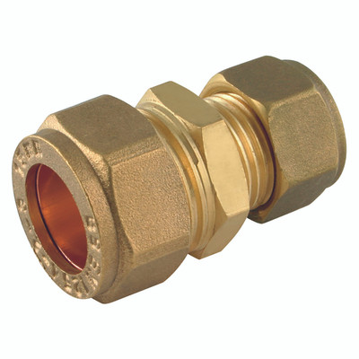 15MM X 08MM OD REDUCE METRIC STR COUPLER - 10mm Outside Diameter x 8mm Outside Diameter, Metric Plumbing Compression Fitting, Reducing, Straight Connector, Brass, Air-ProAll images used are for illustrative purposes only 15MM X 08MM OD REDUCE METRIC STR COUPLER - 10mm Outside Diameter x 8mm Outside Diameter, Metric Plumbing Compression Fitting, Reducing, Straight Connector, Brass, Air-ProAll images used are for illustrative purposes only