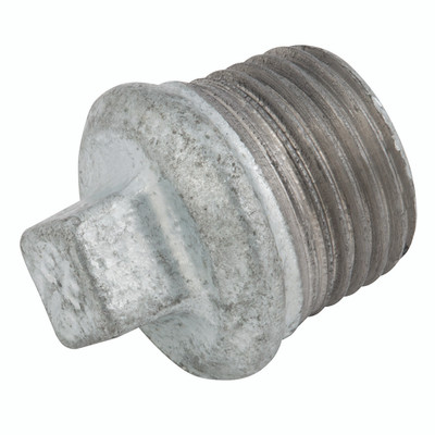 1"    BSPT BEADED HOLLOW PLUG GALV - 2" BSP Tapered Male, Malleable Iron Pipe Fitting, Galvanised, Hollow Plug, Fig 1"    BSPT BEADED HOLLOW PLUG GALV - 2" BSP Tapered Male, Malleable Iron Pipe Fitting, Galvanised, Hollow Plug, Fig