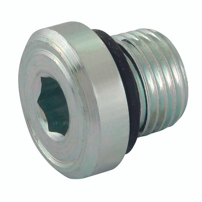 1/8"  BSPP MALE BLANKING PLUG&SEAL NBR - 1/2" BSP Parallel Male, Hydraulic DIN 2353 Compression Fitting, Threaded Plug, Nitrile Seal, Chromium Plated Mild Steel, Danfoss WaltechAll images used are for illustrative purposes only 1/8"  BSPP MALE BLANKING PLUG&SEAL NBR - 1/2" BSP Parallel Male, Hydraulic DIN 2353 Compression Fitting, Threaded Plug, Nitrile Seal, Chromium Plated Mild Steel, Danfoss WaltechAll images used are for illustrative purposes only