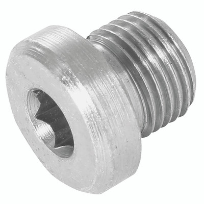 1/4" BSP SOCKET HEAD PLUG WITHOUT SEAL - 1/8" BSP Parallel Male, Hydraulic Adaptor Steel, Socket Head for Bonded Seal, Plug, Zinc Plated Mild Steel, Maximum Working Pressure 350 bar, Burnett & HillmanAll images used are for illustrative purposes only