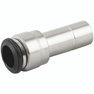 REDUCER 10-4 (50700N  55000 series) - 6mm Outside Diameter x 4mm Stem Outside Diameter, Reducing Stem Connector, Push Fitting, Plastic/Brass Nickel Plated, Working Temperature -20Ã‚Â°C to +80Ã‚Â°C, Maximum Working Pressure 20 bar, AignepAll images used