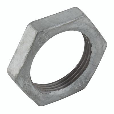 1/2"  BSPP BACKNUT GALV - 3/8" BSP Parallel Female, Malleable Iron Pipe Fitting, Galvanised, Backnut, Fig 1/2"  BSPP BACKNUT GALV - 3/8" BSP Parallel Female, Malleable Iron Pipe Fitting, Galvanised, Backnut, Fig