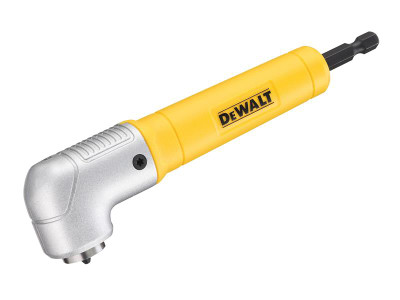 Dewalt DT70619T Impact Rated Right Angle Drill Attachment & 8 Bits - The DEWALT DT70619T Impact Right Angle Drill Attachment allows access to tight spaces, for drilling and screwing in corners and at difficult angles