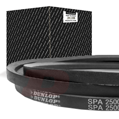 Dunlop WHITE FLASH V-BELT WRAPPED SPA1000-WHT-DUN - Ensure optimal performance and reliability with high-quality V Belts