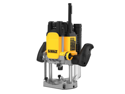 Dewalt DWE625KT 1/2in Plunge Router 2300W 110V - The DEWALT DWE625KT 1/2in Plunge Router has a one-touch Plunge Lock for increased precision