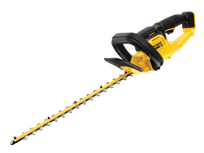 Dewalt DCMHT563N XR Hedge Trimmer 18V Bare Unit - The DEWALT DCMHT563 XR Hedge Trimmer has a brushless motor that provides increased run time and more efficient power transfer