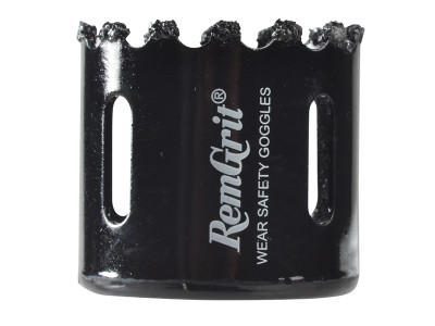 Disston G032 RemGrit Holesaw 51mm - The RemGrit&reg; Holesaw is a carbide grit edged holesaw designed to cut extremely hard or abrasive materials including ceramic tiles, laminates, MDF, marble,slate, glass fibre and virtually any material that does no