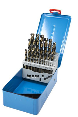 M25 HSS DIN338 TRI QUD DRL SET 1.0mm - 13.0mm x 0.5mm - <span>25Pcs Tri-Quad Drill Set - 1 M25 HSS DIN338 TRI QUD DRL SET 1.0mm - 13.0mm x 0.5mm - <span>25Pcs Tri-Quad Drill Set - 1