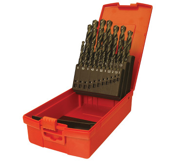 Dormer A190 No.12 Number HSS Drills Set of 60 - Dormer HSS number jobber drills in a plastic case with each size embossed for ease of identification