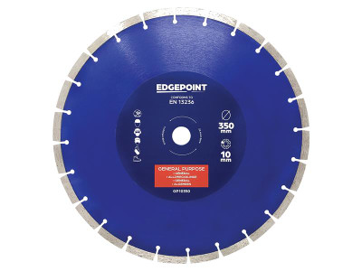 EdgePoint GP10350 General-Purpose Diamond Blade 350mm - The EdgePoint GP10 General-Purpose Diamond Blade has taller segments for longer blade life