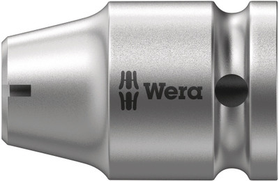 Wera 780 B 3/8" Adaptor, 780 B/1-S x 1/4" x 30 mm - Adaptor from square to hexagonal
