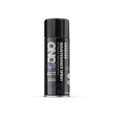 ONOS Multi-Purpose Maintenance Spray 400ml - Biodegradable - ONV101 - Highly versatile, silicone-free maintenance spray with advanced corrosion inhibitors ONOS Multi-Purpose Maintenance Spray 400ml - Biodegradable - ONV101 - Highly versatile, silicone-free maintenance spray with advanced corrosion inhibitors