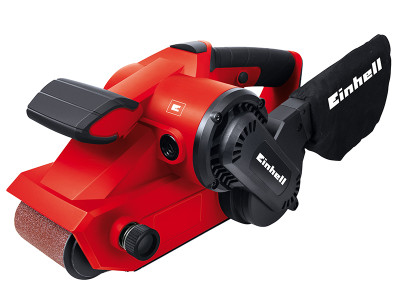 Einhell TC-BS 8038 Belt Sander 76 x 533mm 800W 240V - The Einhell TC-BS 8038 Belt Sander ensures a high rate of material removal and is ideal for DIY enthusiasts on numerous sanding jobs Einhell TC-BS 8038 Belt Sander 76 x 533mm 800W 240V - The Einhell TC-BS 8038 Belt Sander ensures a high rate of material removal and is ideal for DIY enthusiasts on numerous sanding jobs