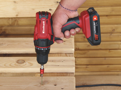 Einhell TC-CD 18-2 Li Drill Driver 18V 1.5Ah Li-ion - The Einhell TC-CD 18-2 Li Drill Driver is a universal tool for high-power screwdriving and fast drilling