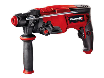 Einhell TE-RH26/1F SDS-Plus Rotary Hammer 800W 240V - The Einhell TE-RH26/1F SDS-Plus Rotary Hammer combines four functions in one: drilling, impact drilling and chiseling with or without lock