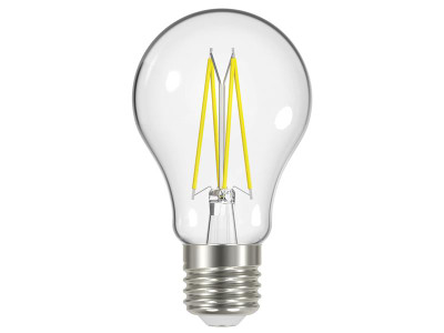 Energizer® LED ES (E27) GLS Filament Non-Dimmable Bulb, Warm White 470 lm 4W - These Clear Finish Energizer&reg; LED GLS Bulbs have a decorative filament making them ideal for decorative fittings