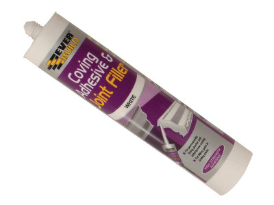 Everbuild Sika Coving Adhesive & Joint Filler 290ml - The Everbuild Coving adhesive is a high strength, solvent free, adhesive providing a quick grab for fixing polystyrene, plaster coving, and cornices to sound porous surfaces