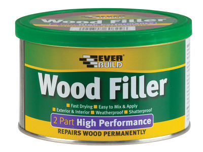 Everbuild Sika 2-Part High-Performance Wood Filler Mahogany 500g