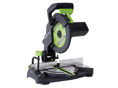 Evolution F210CMS TCT Multi-Purpose Compound Mitre Saw 210mm 1200W 240V - The Evolution F210CMS TCT Multipurpose Compound Mitre Saw utilises patented Evolution multipurpose cutting technology and will cut mild steel, non-ferrous metals, wood, even wood