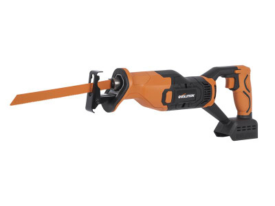 Evolution R150RCP-Li EXT Reciprocating Saw 18V Bare Unit - The Evolution R150RCP-Li EXT Reciprocating Saw features a variable speed trigger for intuitive speed changes and a safety lock-off switch to prevent accidental starts