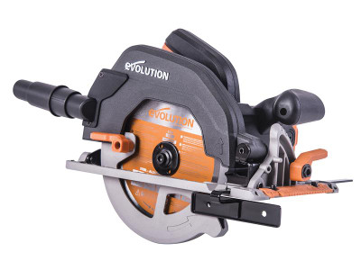 Evolution R185CCS Circular Saw 185mm 1600W 110V - The Evolution R185CCS Circular Saw is ideal for both trade and DIY users thanks to its powerful motor and optimised gearbox