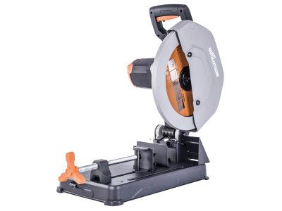 Evolution R355CPS Multi-Material Chop Saw 2200W 240V - The Evolution R355CPS Multi-Material Chop Saw uses patented Evolution multi-material cutting technology, optimised to cut wood, mild steel, non-ferrous metals, wood with embedded nails and plastic