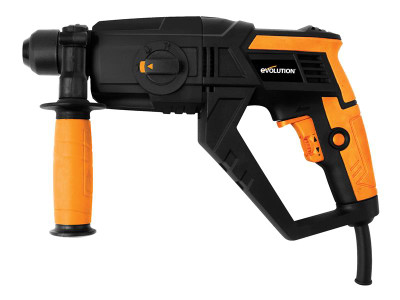 Evolution SDS4-800 4 Function SDS Drill 650W 240V - The Evolution SDS4-800 SDS Drill, with 4 functions (Drill, Chisel, Rotation &amp; Hammer) and high impact energy of 1