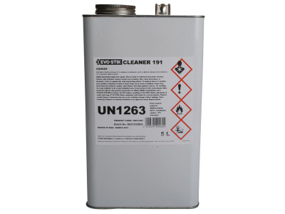 EVO-STIK Adhesive Cleaner 5 litre - The Evostik adhesive cleaners are fast and effective in removing the residue from solvented adhesives, they are specially designed to tackle wet or dry adhesives, Even small areas of old adhesive can be removed witho