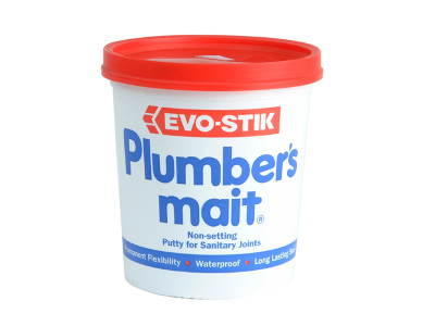EVO-STIK Plumber's Mait® 1.5kg 456105 - Evo Stik Plumber's Mait&reg;, a waterproof non-setting, non-cracking putty for use in sanitary installations