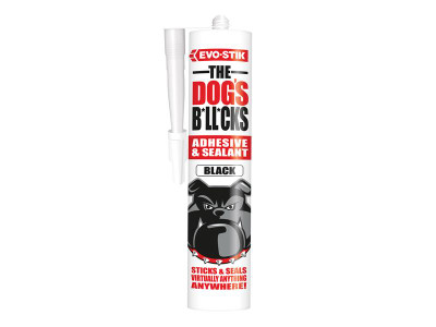 EVO-STIK The Dog's B*ll*cks Multipurpose Adhesive & Sealant  Black 290ml - The Dog's B*ll*cks Multipurpose Adhesive &amp; Sealant can be used on almost all interior and exterior projects