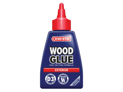 EVO-STIK Wood Glue Exterior 250ml - EVO-STIK Wood Glue Exterior is fast setting, extra strong and weatherproof, complies with EN 204 Type D3