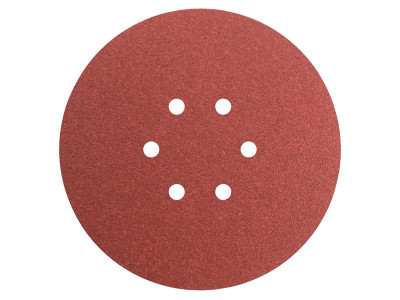 Faithfull Hook & Loop Sanding Disc DID2 Holed 150mm Medium Fine (Pack 5) - Faithfull 150mm Hook &amp; Loop Sanding Discs are made from aluminium oxide abrasive on a flexible E-weight paper backing
