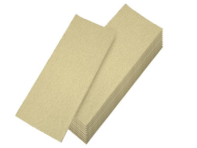 Faithfull 1/3 Sanding Sheets Orbital Assorted (Pack 10) - The Faithfull Pre-cut aluminium oxide sheets manufactured from aluminium oxide on a flexible E-weight paper backing, these sheets are cut to the correct size and shape