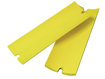 Faithfull Pole Sander Sheets 120G (Pack 25) - These Faithfull Sanding Sheets have notched ends to enable fitting to most clip-in type pole sanders