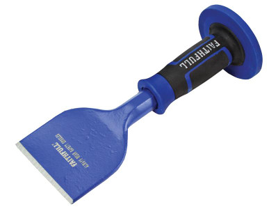 Faithfull Brick Bolster With Grip 75mm (3in) - These Faithfull chisels are suited to cutting bricks during building work